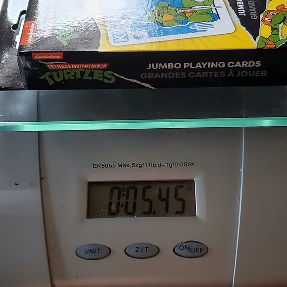 TMNT Teenage Mutant Ninja Turtles Jumbo 54 Playing Cards 2022 Nickelodeon - Picture 3 of 3